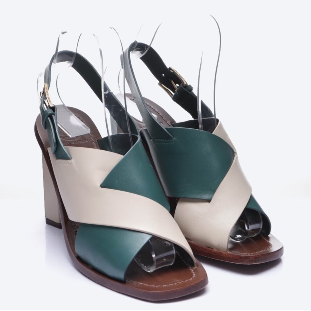 TODY BURCH sandals 100 % leather